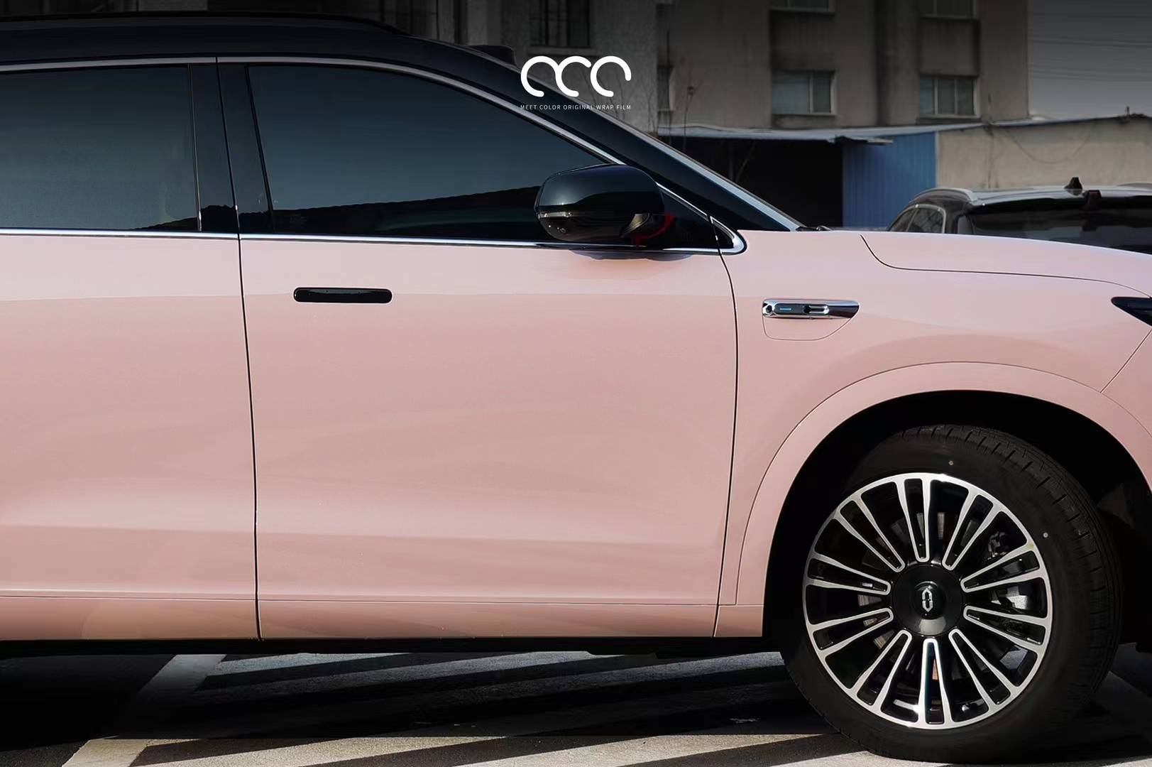 问界m7漫彩改色膜贝壳粉唯美梦幻浪漫迷人