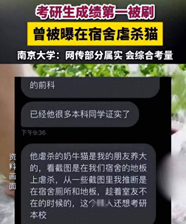 闹大了!南大虐猫事件后,9成网友都赞成研究生录取要考察品德