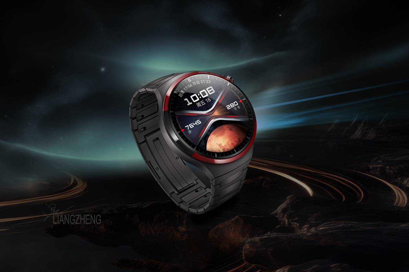 华为将人类与太空浪漫情结浓缩到了华为watch4pro太空探索上