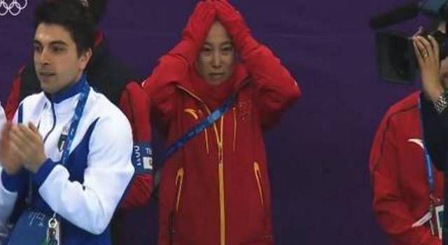 原创大杨扬哽咽落泪质疑判罚韩国明显犯规遭无视坦言看不懂规则