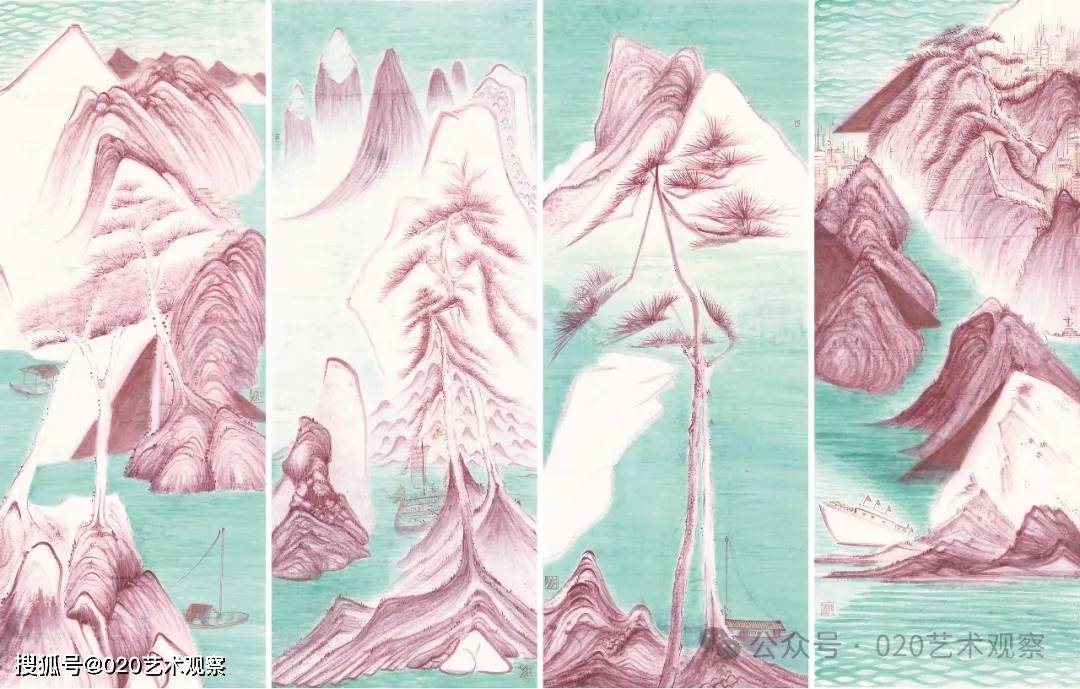 林泉高致都市书房61青年山水画家作品邀请展在深圳青年美术馆展出