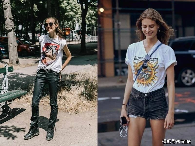 原创惊艳夏日你的白t恤穿法大全你真的会穿吗