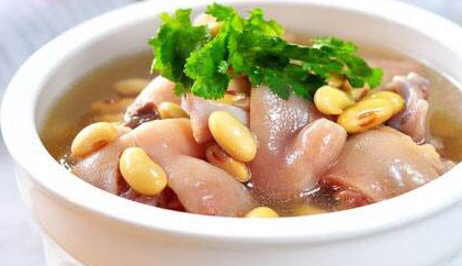 原创跟我学做黄豆蹄花煲吧吃出健康和美丽