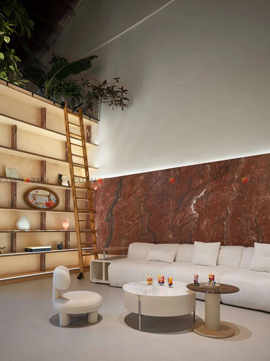 100个名人的家女演员姜妍工作室以631色彩法则诠释治愈系美学