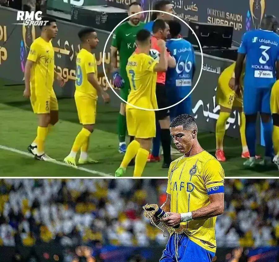 原创戏剧性时刻c罗肘击染红看台高喊梅西