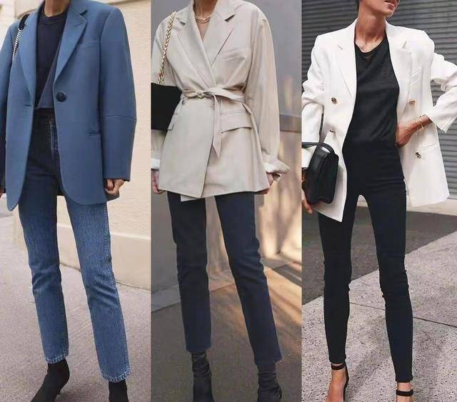 春装你选好了吗试试西装牛仔裤的完美组合帅气又高级