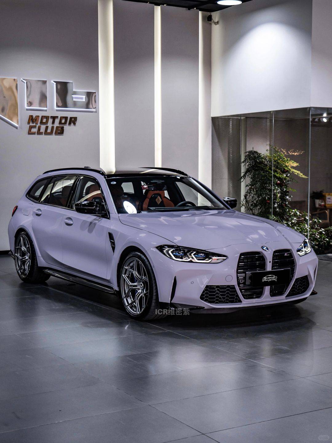 宝马m3旅行版icr改色膜维密紫,这颜色绝绝紫_搜狐汽车_搜狐网