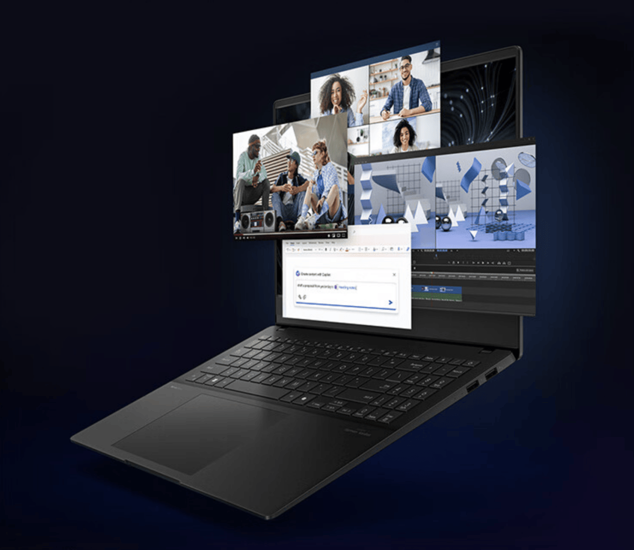 硬核全能ai轻薄本华硕无畏pro15ultra9处理器rtx4060独显