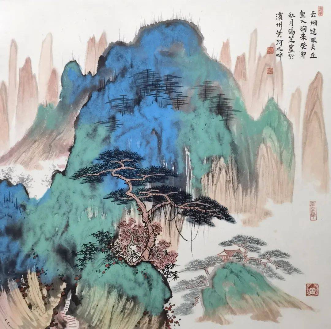 李锡芝,山东籍青年画家,山水画作品欣赏_山东省_中国美术馆_全国