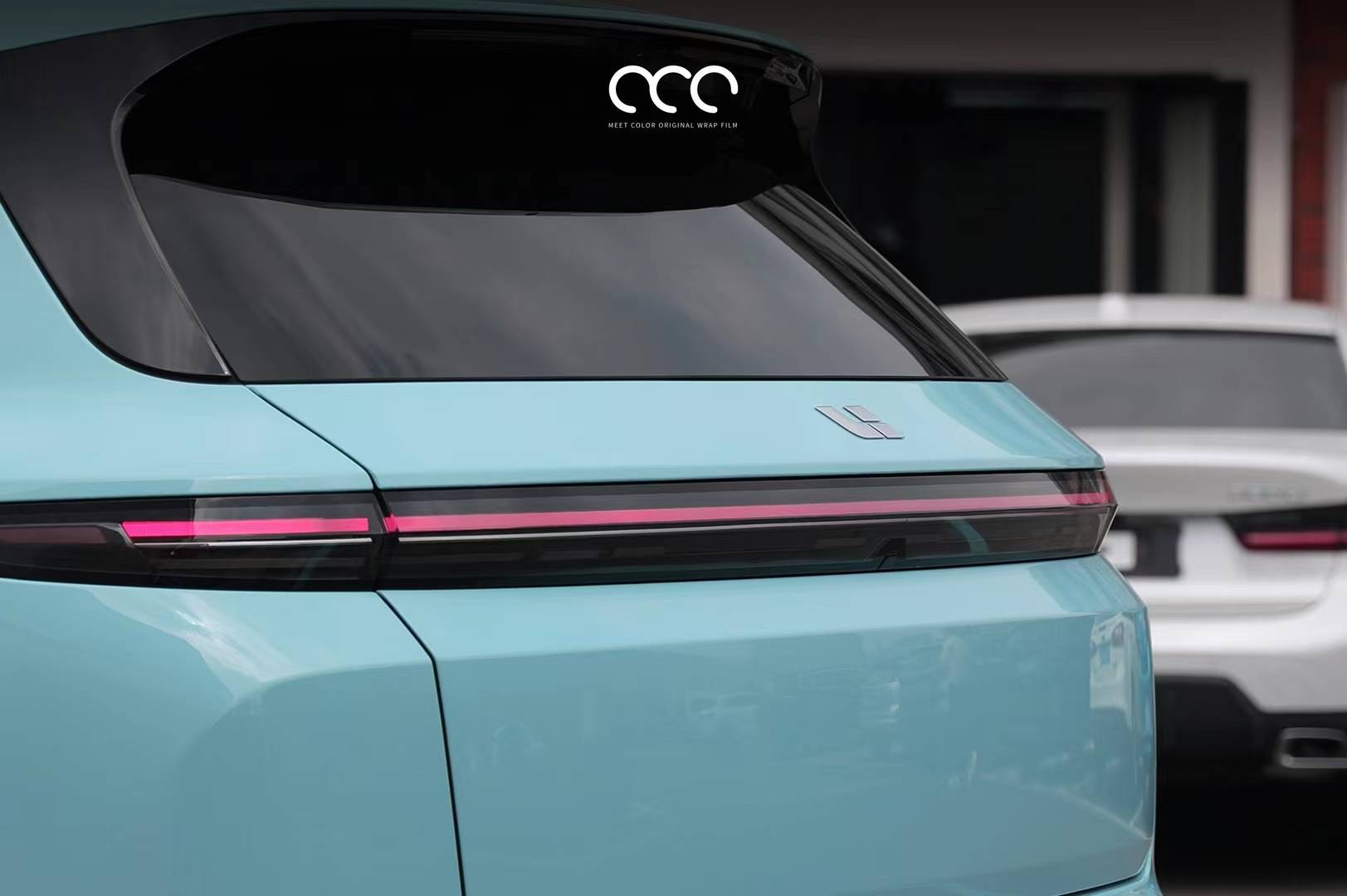 理想l7-mcwrap漫彩海风蓝改色膜,治愈简约温柔的蓝色调