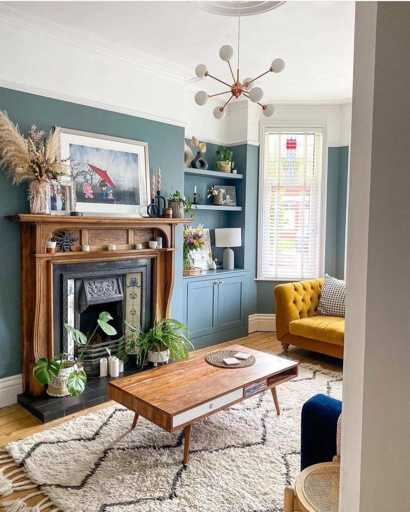 原创英国女主装修的家勇敢使用色彩每个角落都妥帖温馨生活更有趣