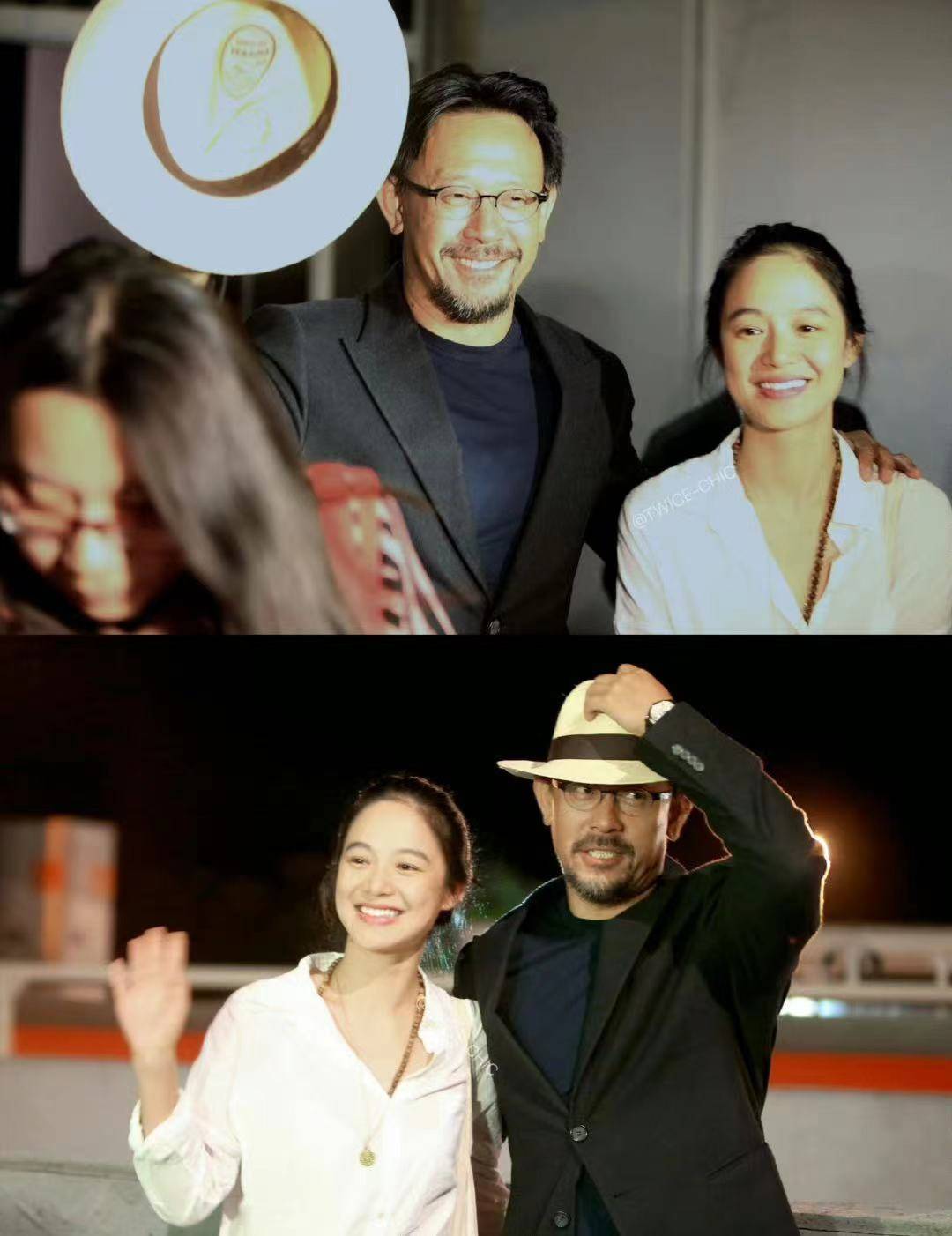 家庭合影被曝光,姜文基因太强大,两个儿子长相随他_周韵_电影_老婆