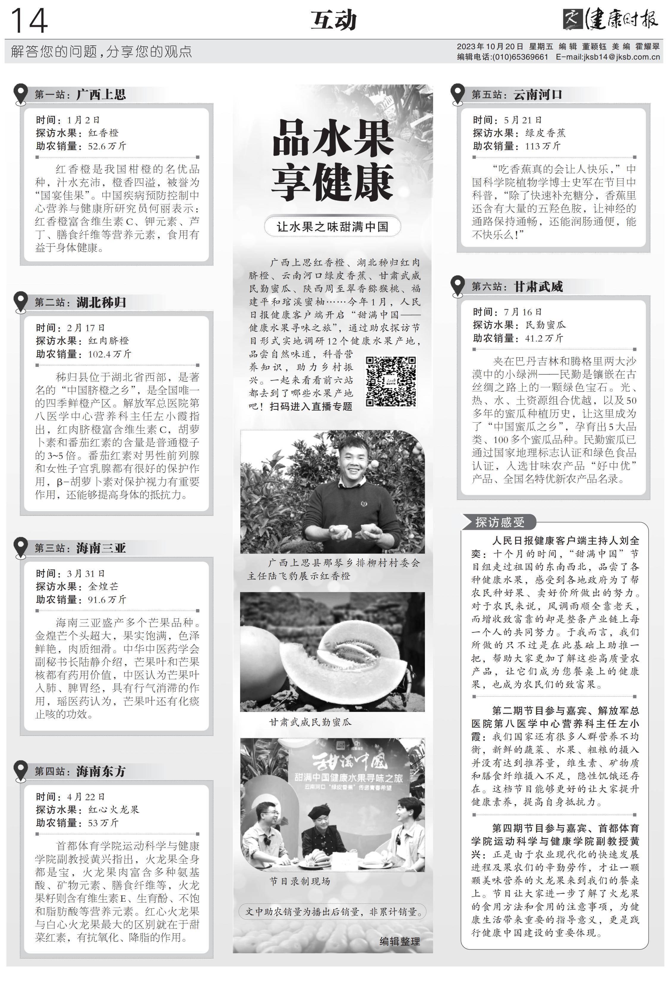 辰颐物语携手人民日报健康客户端共话健康中国_水果__