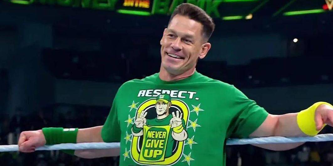 世纪同框wwe摔跤狂热大赛上演约翰塞纳和巨石强森同台