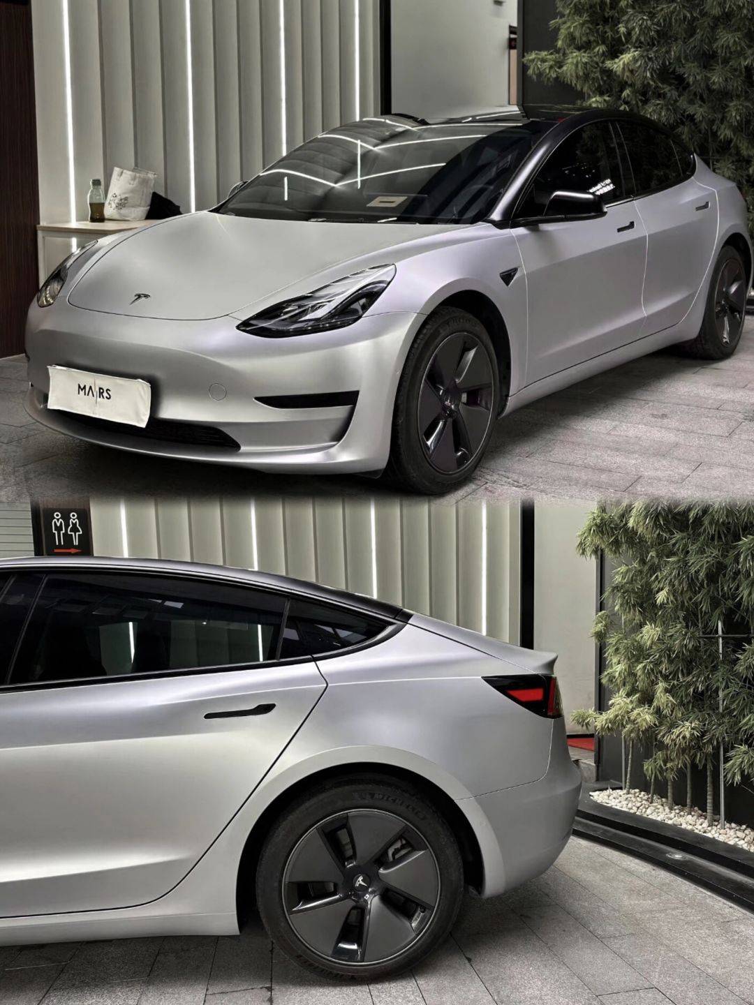 特斯拉model3改色案例图片