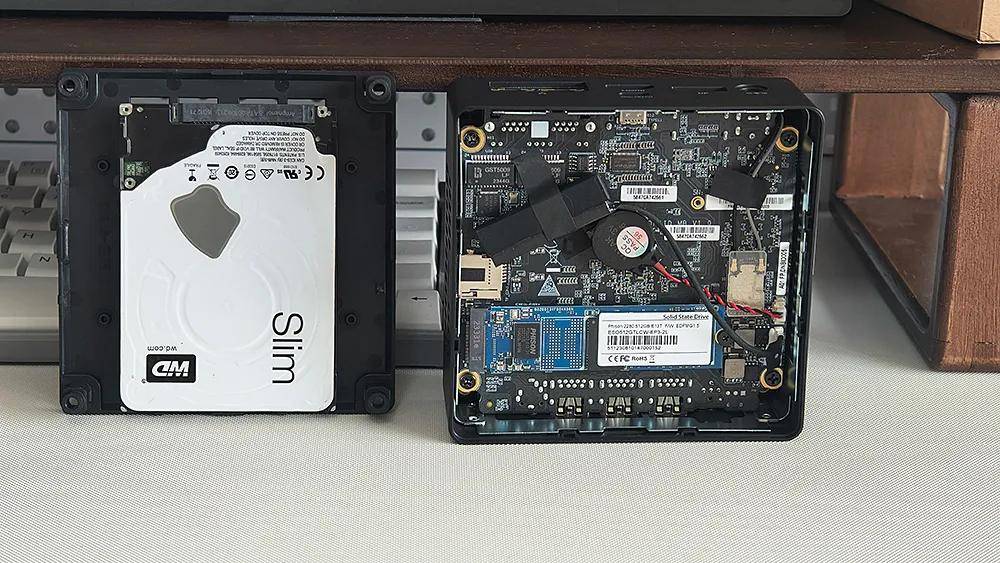 铭凡un100d迷你主机评测板载lpddr5高频内存安静的不像话