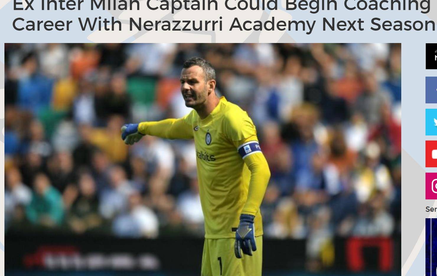 原创国米将在今晚为高级管理层中的新萨内蒂颁奖是时候为球队正名了