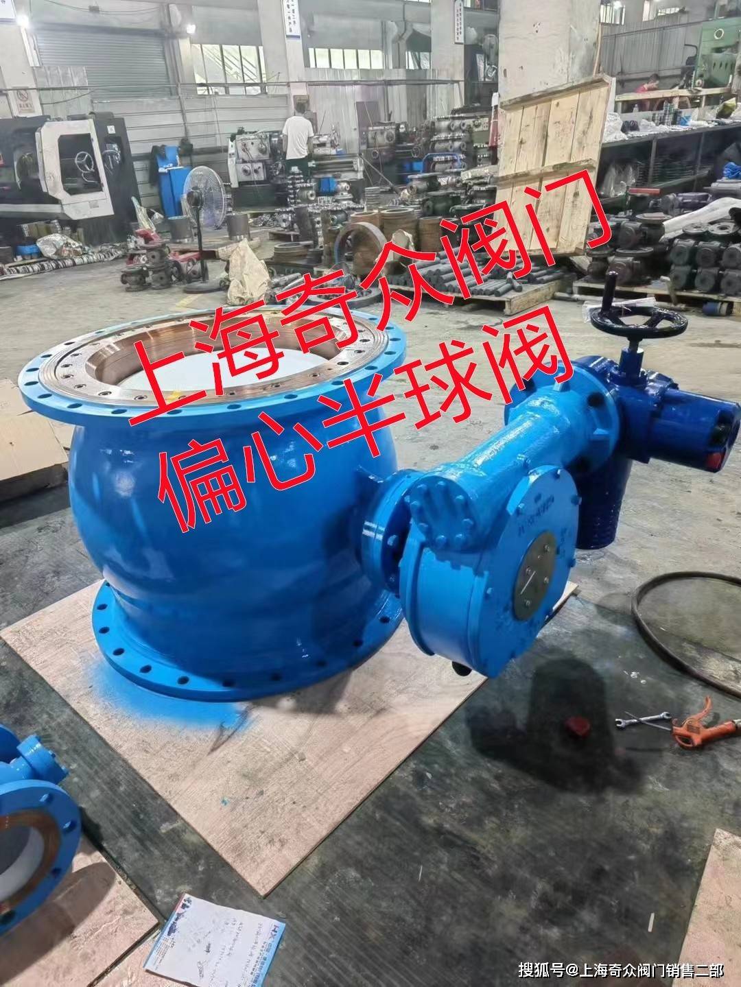 大口径上装式偏心半球阀品牌奇众阀门