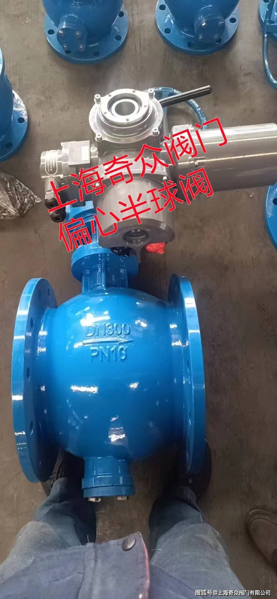 一种电动全通径双偏心半球阀