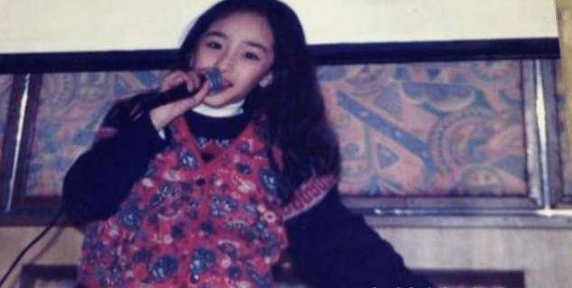 原创杨幂初中时期无人表白看了她初三的照片网友这谁敢追女神时候长相