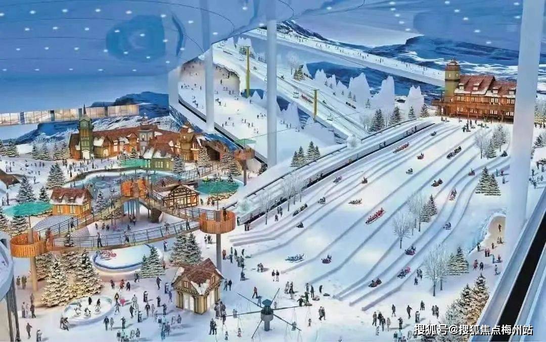 最大的室内滑雪场深圳融创华发冰雪文旅城西部最大生态旅游区海上田园