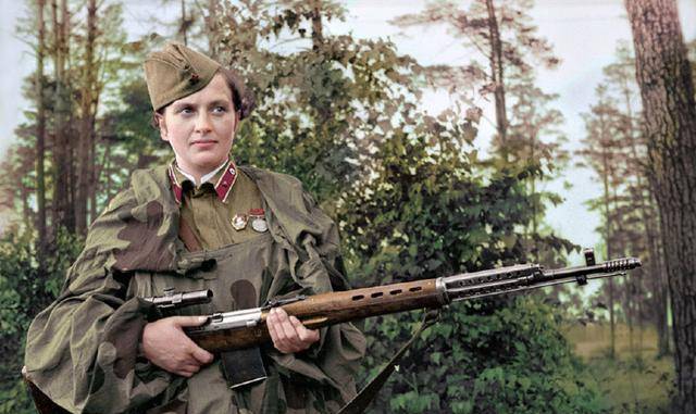 二战俄罗斯女狙击手包括死亡女王她们被称为纳粹收割机