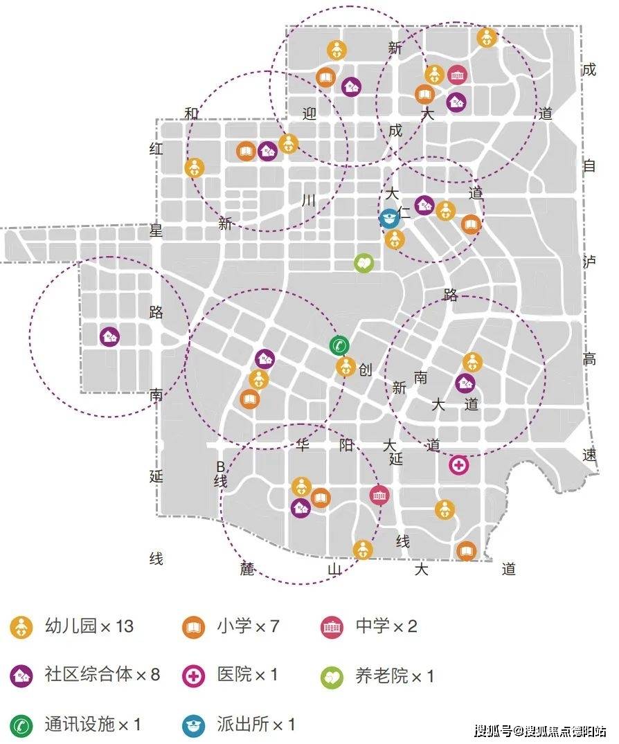 配套如何,交通商业生态教育产业介绍,控规图详解_成都_创新中心