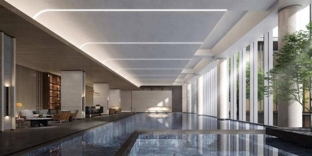 项目会所效果图,最终以实际交付为准社区会所内包含室内恒温泳池售楼