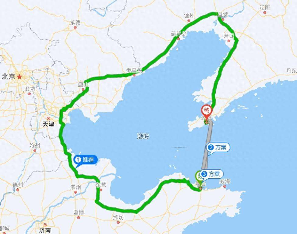 沈海高速渤海海峡图片