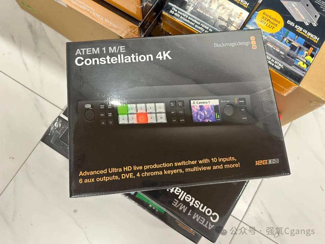 新品到货|atem 1 m/e constellation 4k切换台