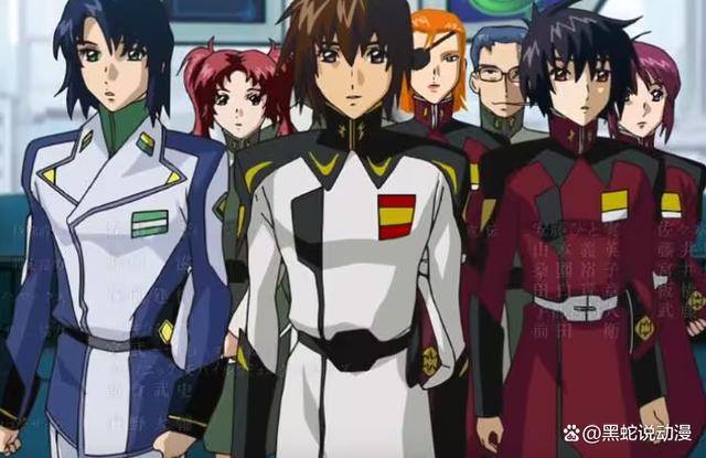 高达seed扎夫特军装设定详解 通过颜色看军衔 迪亚卡成全剧最惨