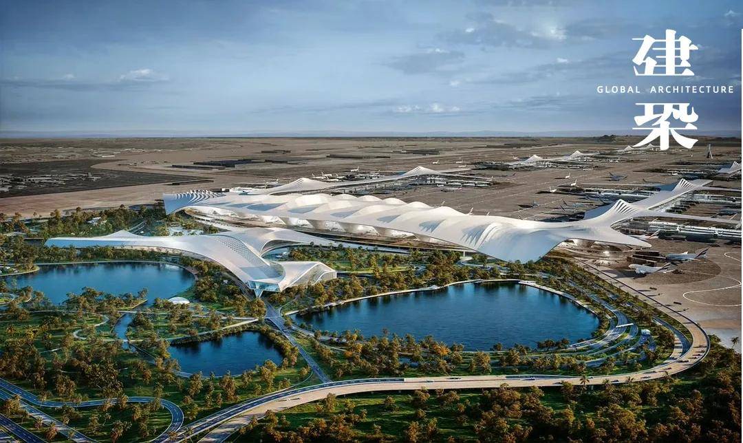   引起 迪拜宣布建设世界上最大的机场，将耗资350亿美元。 