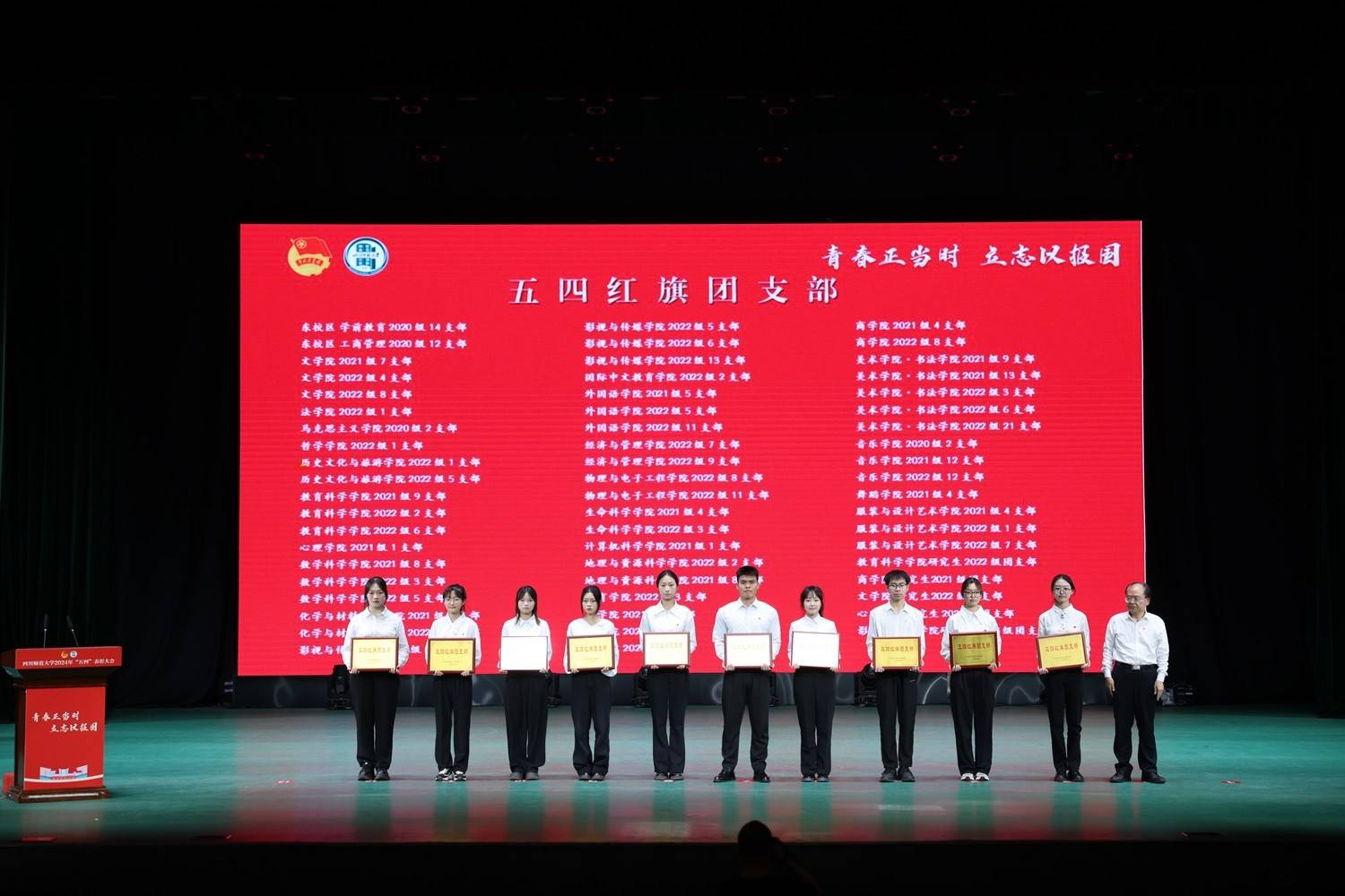 青春正当时 立志以报国——四川师大举行2024年五四表彰大会