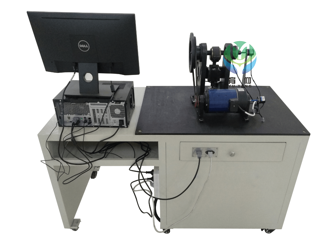 实验台采用工程应用中飞轮调速最典型的小型冲床结构为实验对象,并