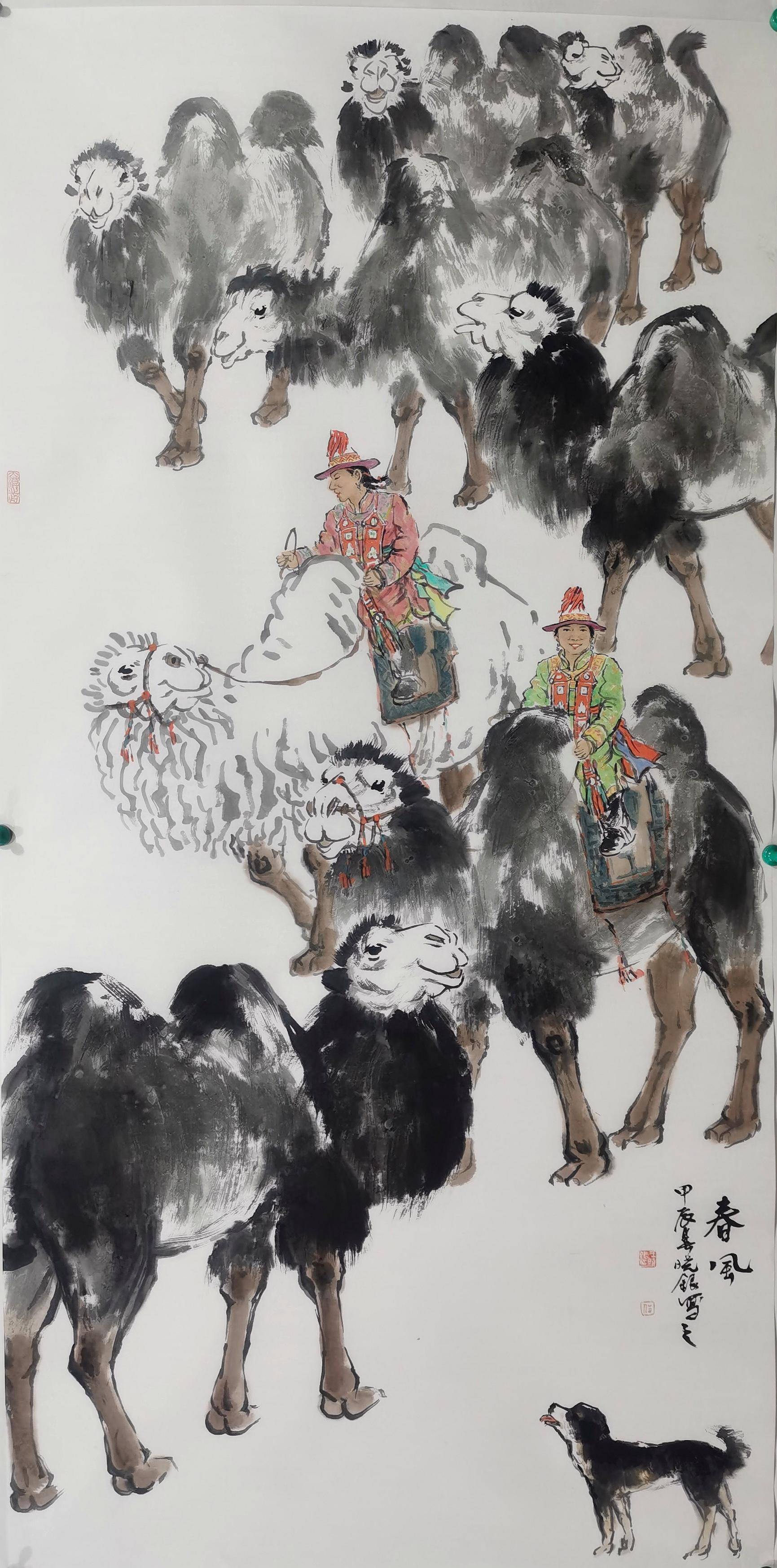 王晓银/礼颂盛世 共谱华章—当代书画名家庆祝建国75周年专题报道