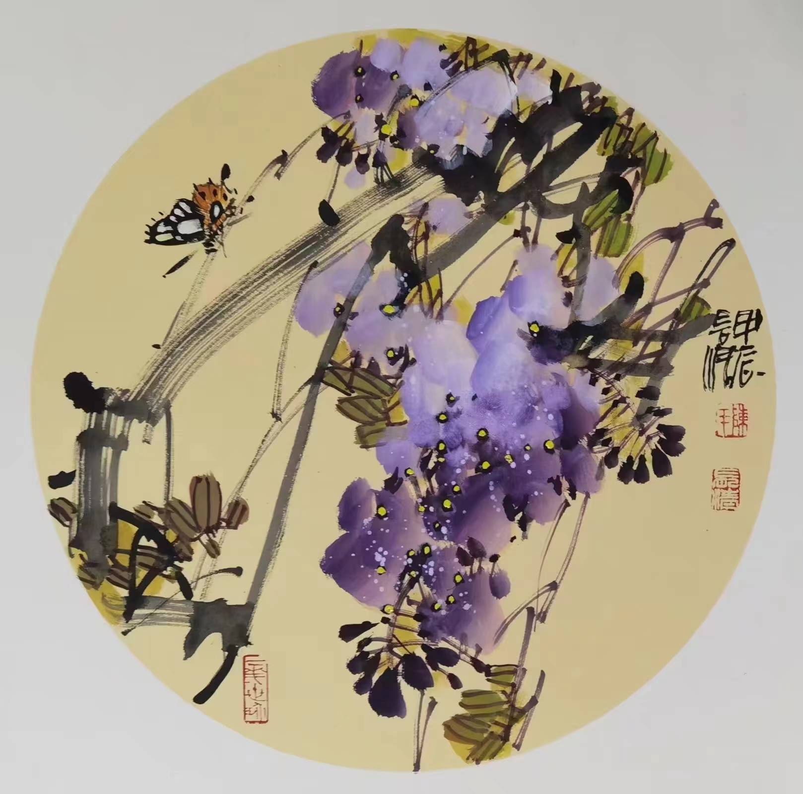 时代先锋 一当代著名花鸟画家陈长清先生中国画作品欣赏