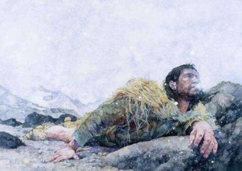 冰山上那具五千年前的遗体,当时他遇到什么事,为何拼命往山上跑_冰人