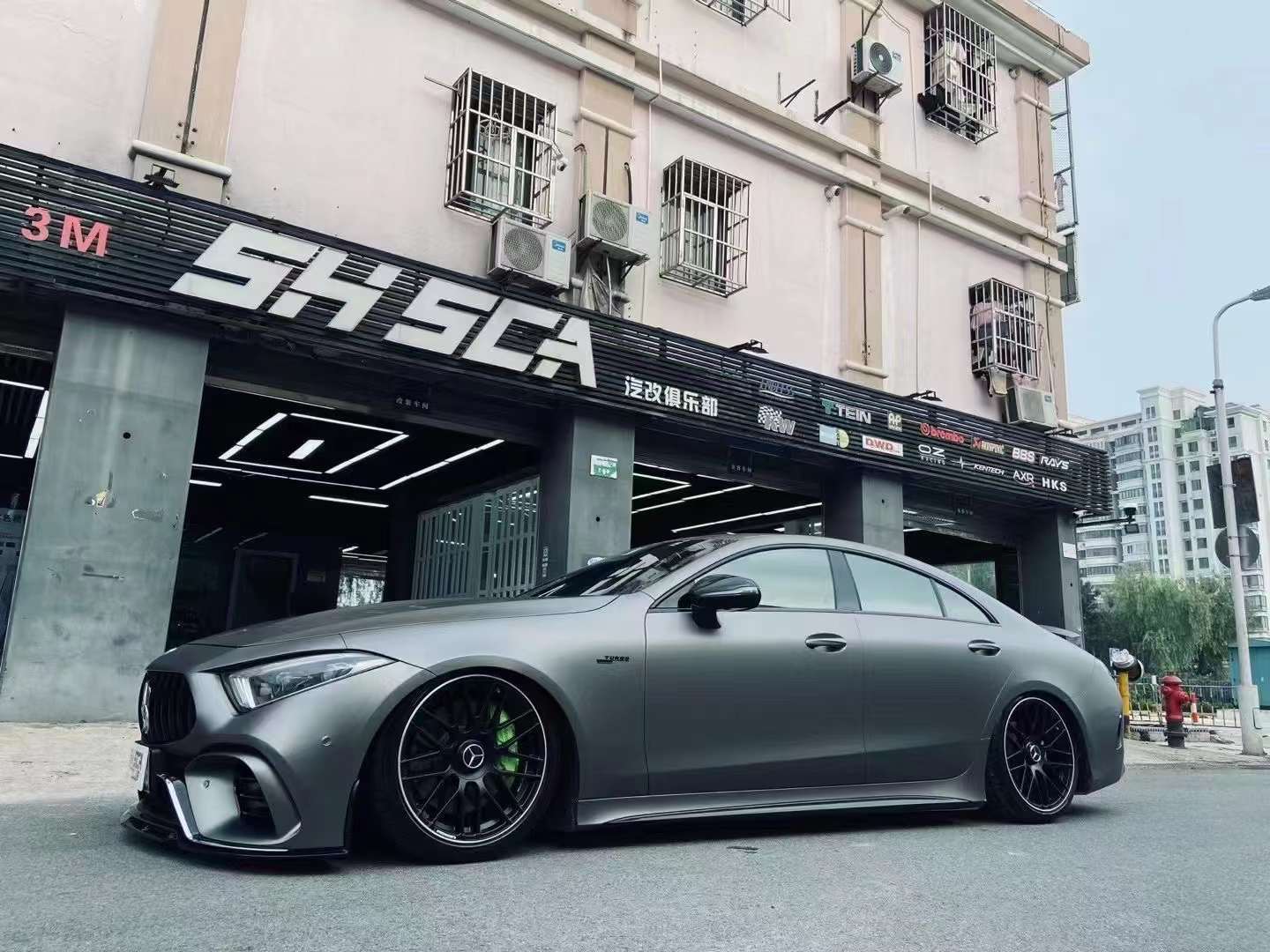 贴地姿态 奔驰cls改装airbft空气悬挂案例