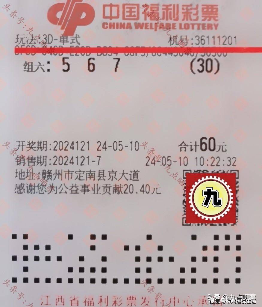 福彩3d第24121期晒票!我们改变不了结果,但可以试着去改变自己