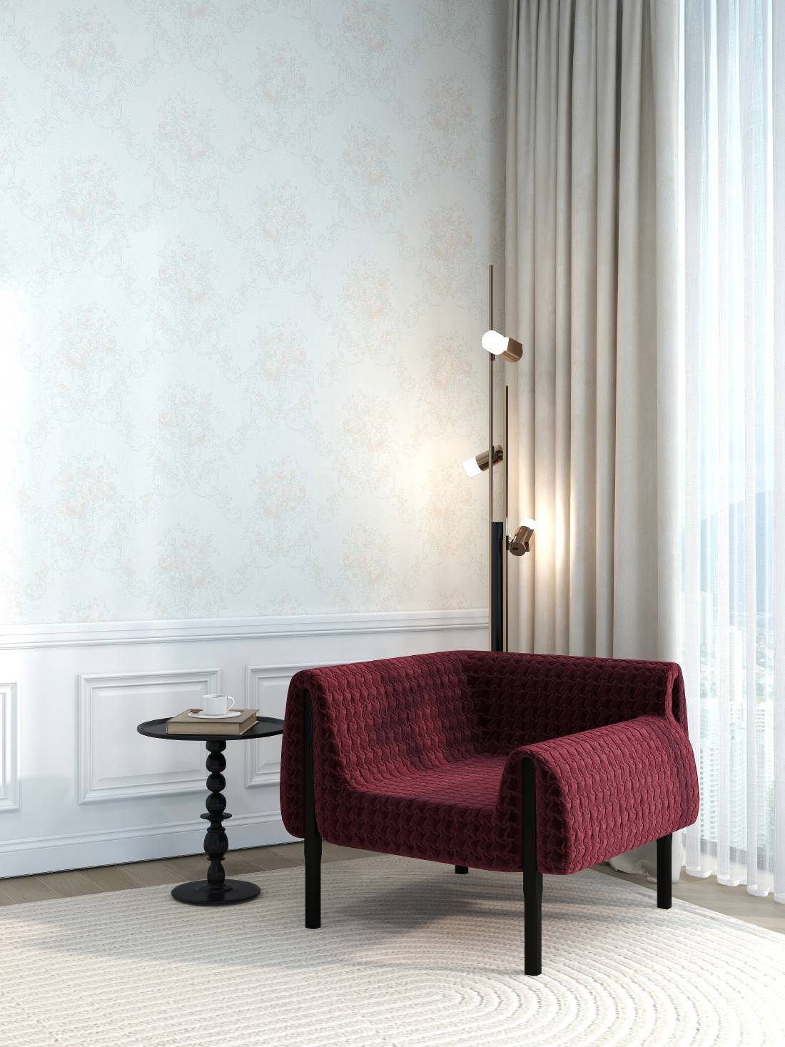 天洋墙布欧式新品《罗曼》,邀你住进罗曼蒂克的后花园