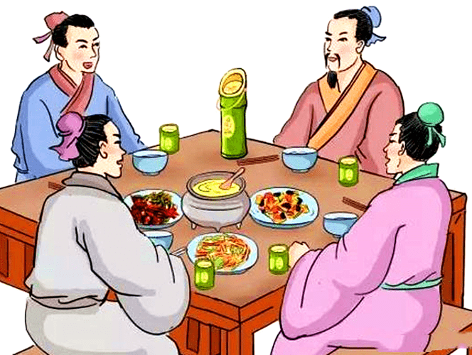 中国古代餐桌礼仪常识图片