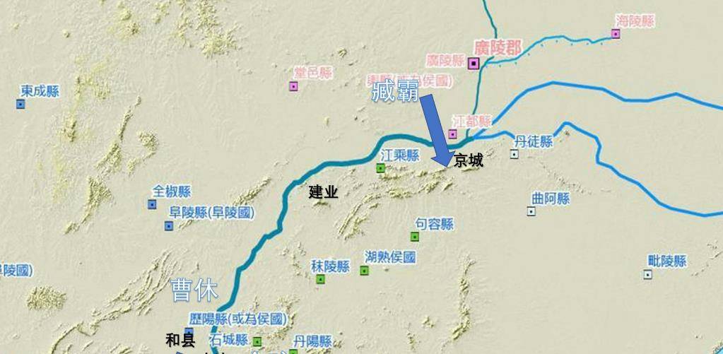 刚打完夷陵大战的徐盛被孙权紧急从荆州调回,濡须口之战以勇气而闻名