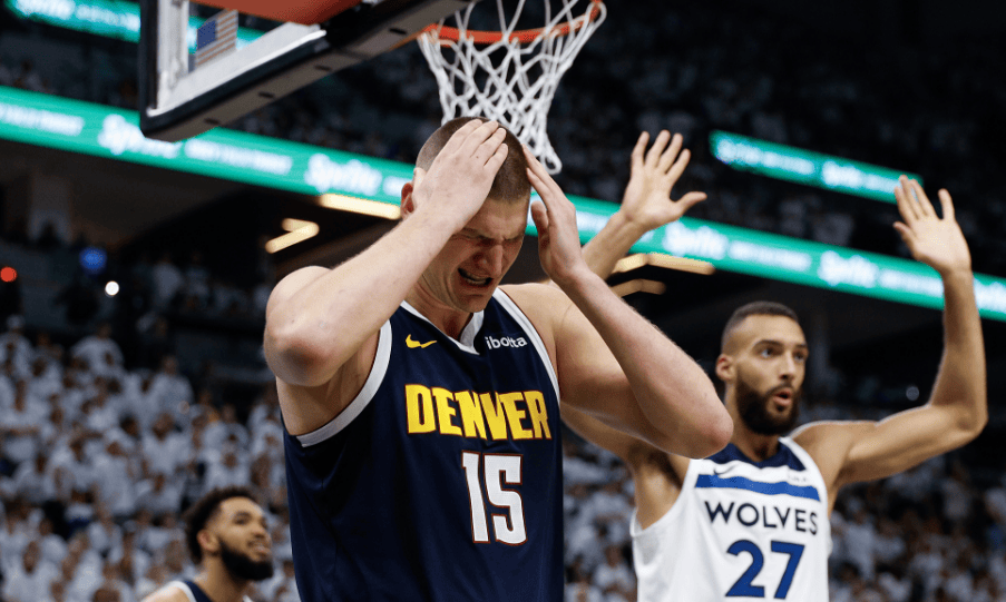 掘金擒森林狼总分2-2!约基奇35 7 7统治末节 华子空砍44 5 5