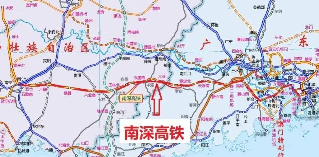 当年贵港击败玉林,获南广铁路站点,深南高铁将让玉林苦尽甘来?
