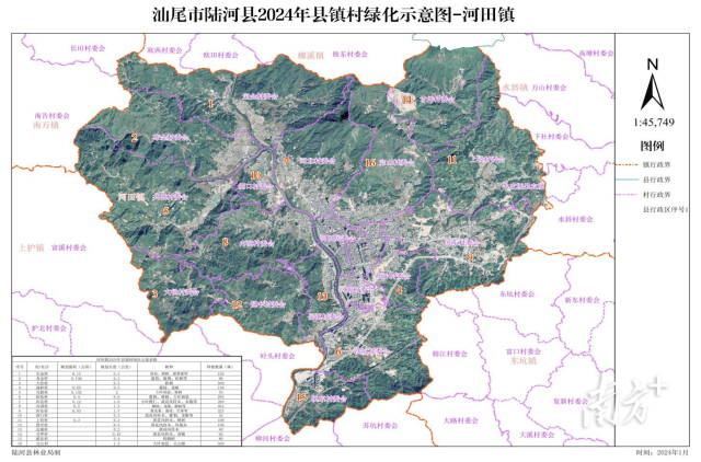 绘绿增绿护绿,陆河河田镇充实绿色"家底"