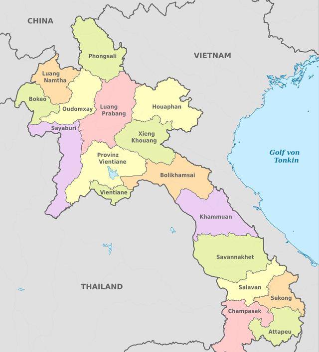 琅勃拉邦王国版图图片