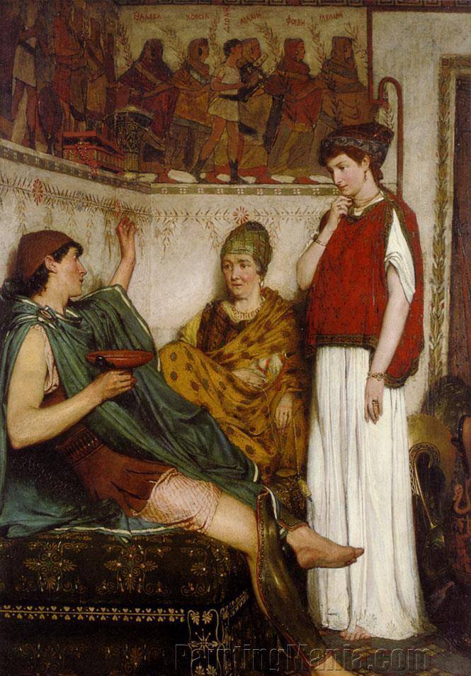 弗拉维王朝是一个罗马帝国王朝 罗马元老院 橄榄树乡村美少女油画