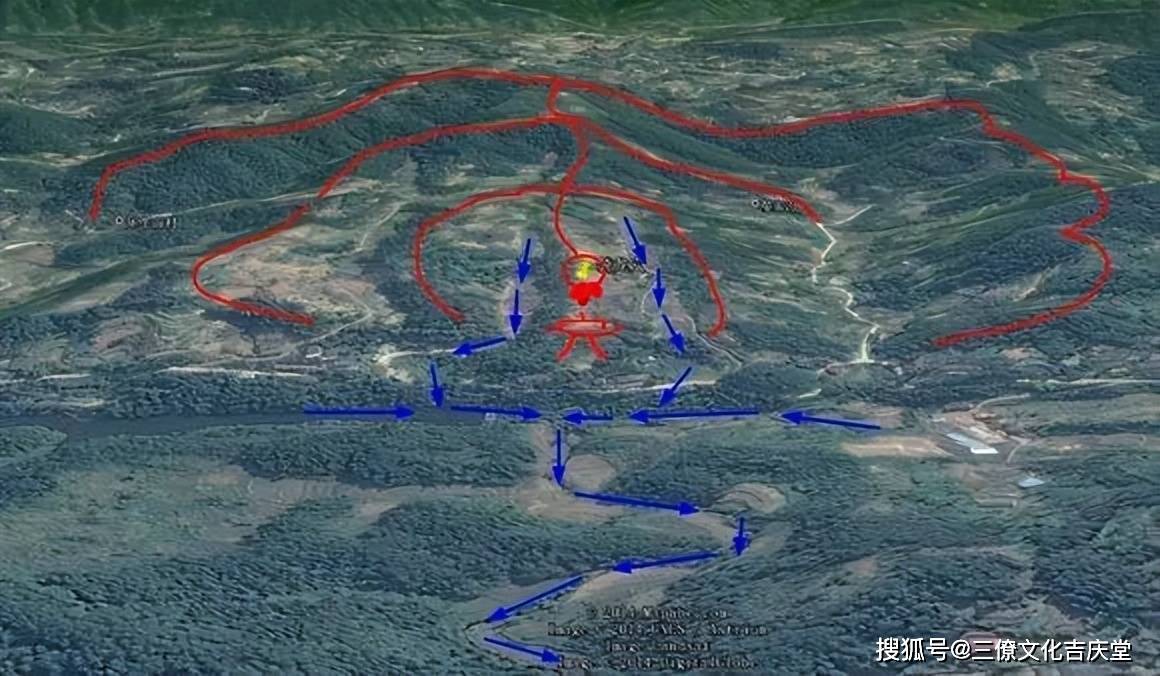 大将点兵风水地形图图片