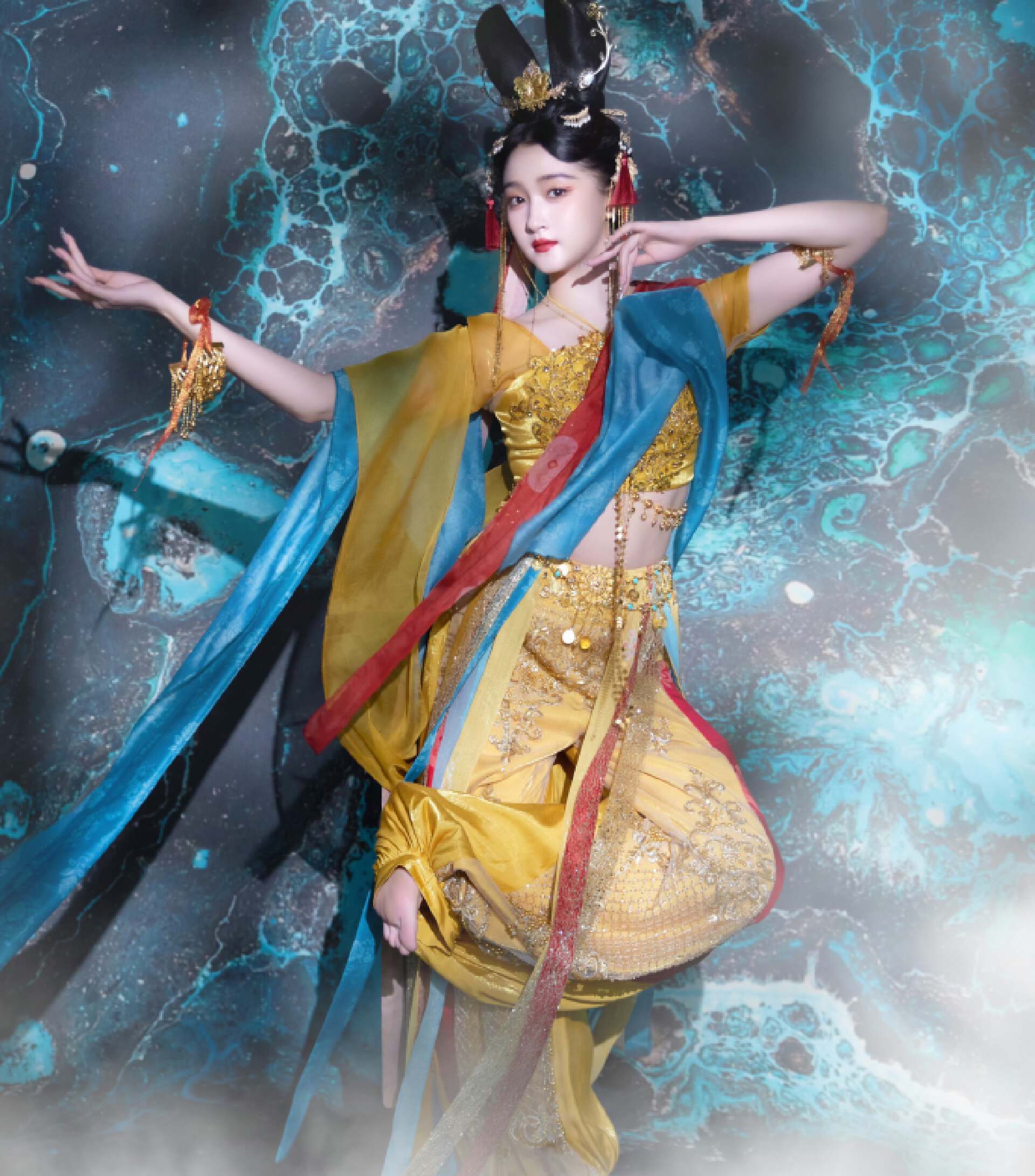 腿长腰瘦,身材火辣,和杨颖飞天风格不同_玩家_王者_荣耀