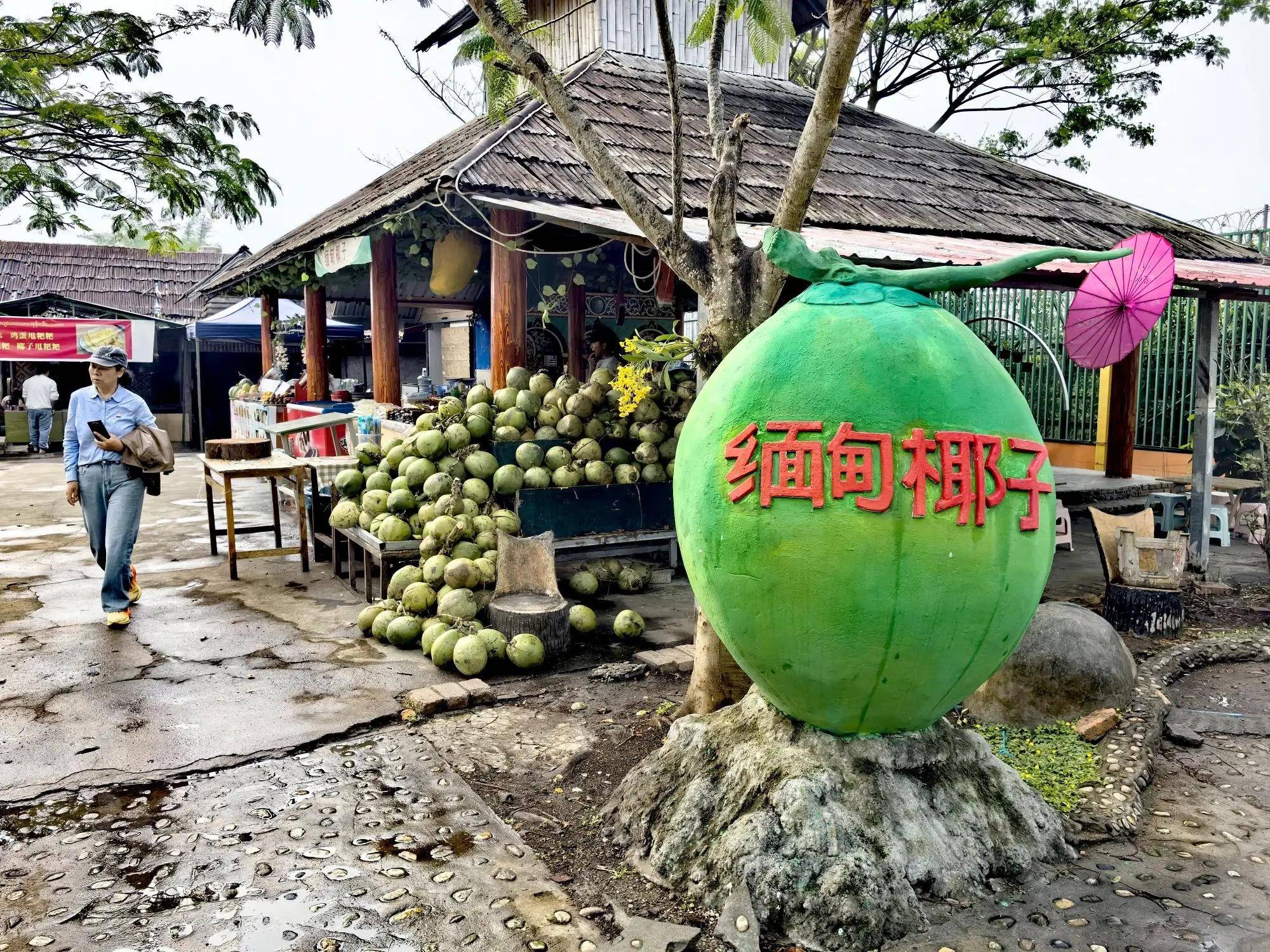 云南德宏:一寨两国成景区,游客体验缅甸文化习俗和美食